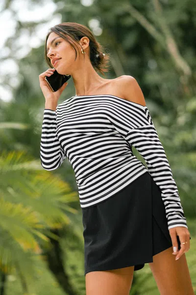 Cupshe One Thing Led To Another Striped Top In Multi