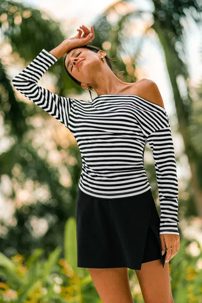 Cupshe One Thing Led To Another Striped Top In Multi