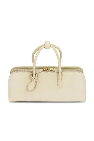 Alaïa Alaia Small Delta Bag In Vert Amande