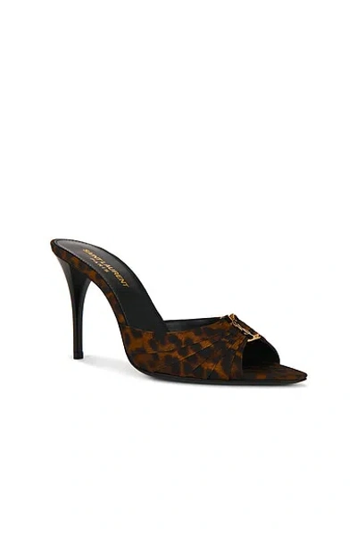 Saint Laurent Babylone Sandal Mule In Multi