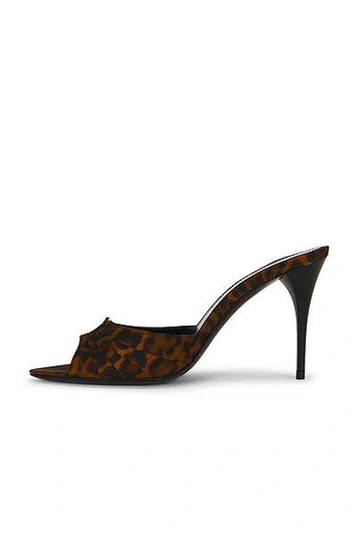 Saint Laurent Babylone Sandal Mule In Multi