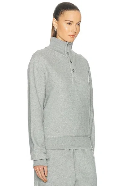 Entire Studios Port Pullover Sweatshirt In Gray