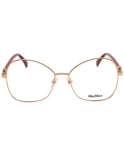 Max Mara Mm5034 034 Shiny Light Bronze 54mm In Gold