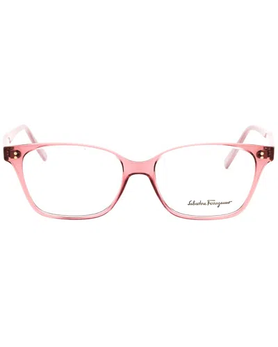 Ferragamo Unisex 52mm Optical Frames In Pink