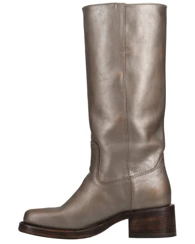 Frye Campus 14in Leather Boot In Orange