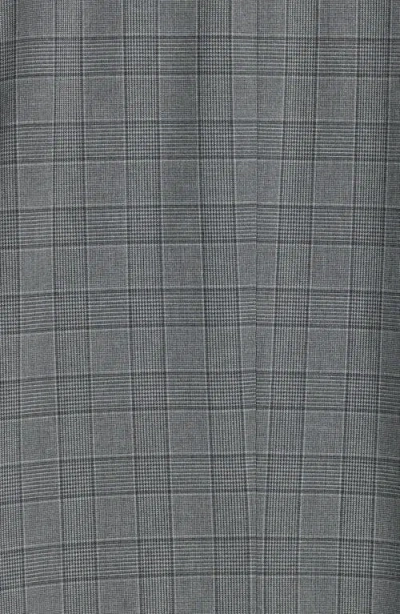 Savile Row Co Checked Two-button Suit In Charcoal/ Navy
