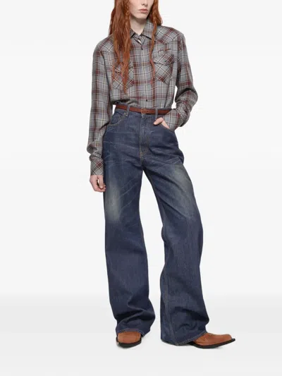 Acne Studios Regular Fit Jeans In Blue