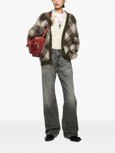 Acne Studios Regular Fit Jeans In Gray