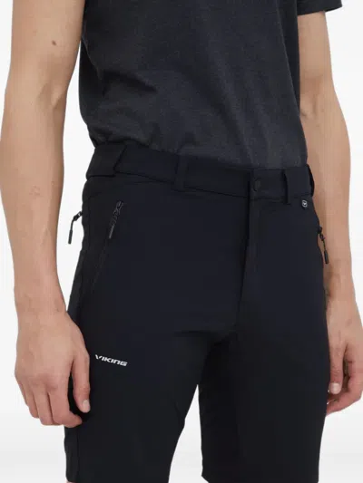 Viking Activeflex Zip-pocket Shorts In Black