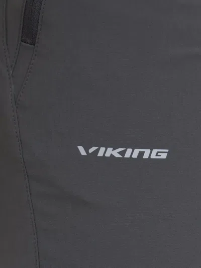 Viking Activeflex Logo-print Shorts In Gray