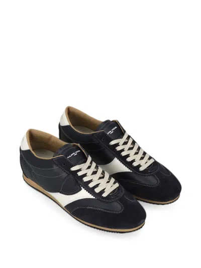 Philippe Model Suede Panel Low-top Sneakers In Yellow