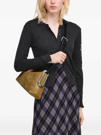 Marc Jacobs Scene Medium Crinkled Leather Shoulder Bag In Brown