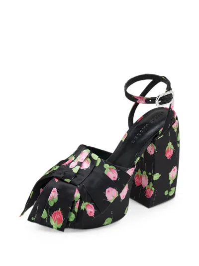 Marc Jacobs The Bow Platform Heel Pumps In Black