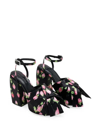 Marc Jacobs The Bow Platform Heel Pumps In Black