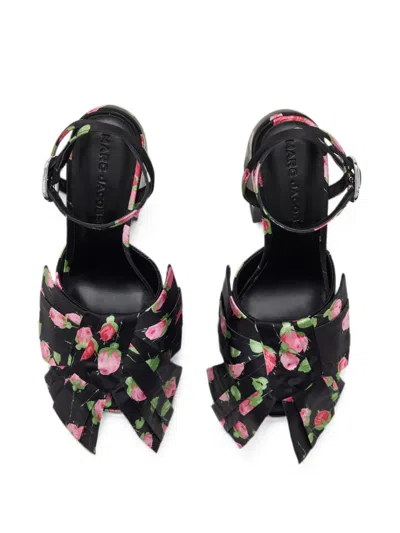 Marc Jacobs The Bow Platform Heel Pumps In Black
