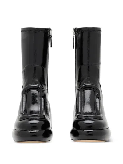 Marc Jacobs The Pop J Marc Ankle Boots In Black