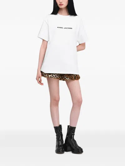 Marc Jacobs Logo-print Oversized T-shirt In White