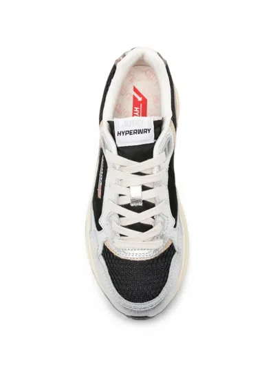 Autry Hyperway Panelled Leather Sneakers In Multi