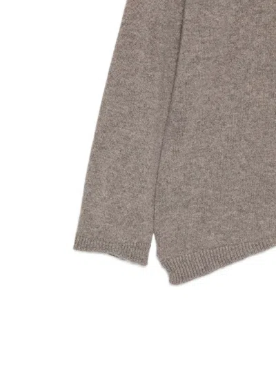 Vanisé Roll-neck Cashmere Sweater In Brown