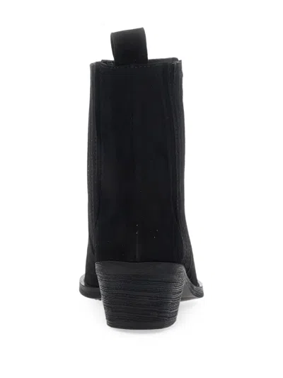Pollini Pointed-toe Ankle Boots In Black