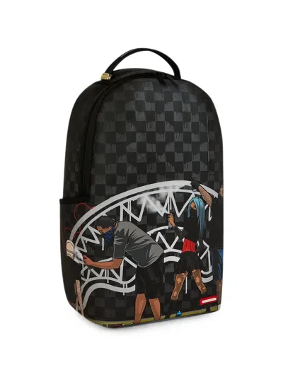 Sprayground Midnight Mural Backpack In Black