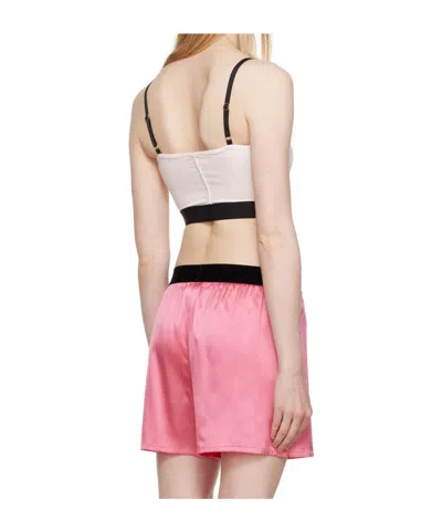 Tom Ford Modal Bra With Design And Adjustable Straps In Gray