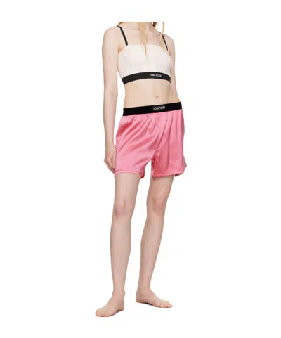Tom Ford Modal Bra With Design And Adjustable Straps In Gray