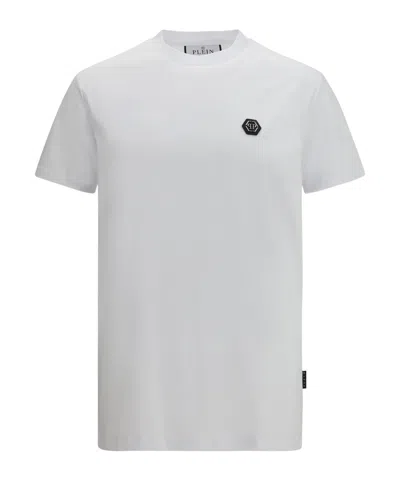 Philipp Plein Lightweight Short Sleeve Crew Neck T-shirt In White