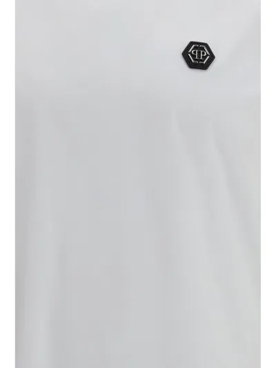 Philipp Plein Lightweight Short Sleeve Crew Neck T-shirt In White