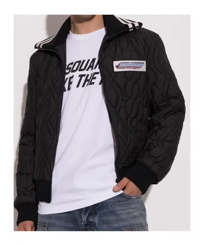 Dsquared2 Long-sleeve Casual Jacket In Black