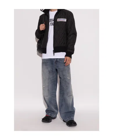 Dsquared2 Long-sleeve Casual Jacket In Black