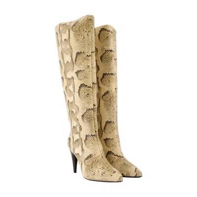 Isabel Marant Pointed-toe Tall Boots In Multi