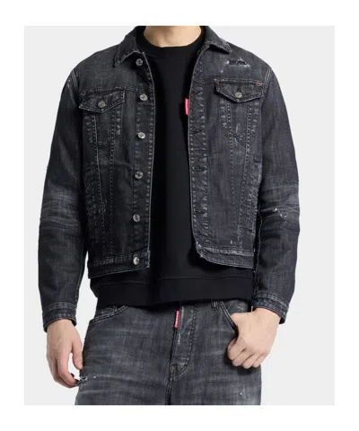 Dsquared2 Dan Black Jacket In Black