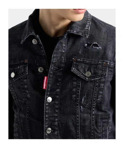 Dsquared2 Dan Black Jacket In Black