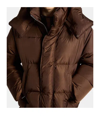 Dsquared2 Basic Padded Jacket In Brown