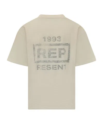 Represent Reverse Resent Logo Tee In White