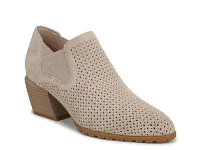 Vionic Bethany Perforated Bootie In Brown