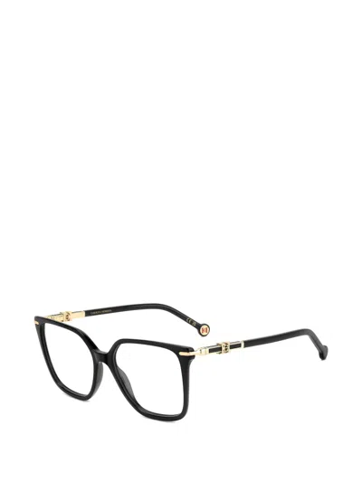 Carolina Herrera Square-frame Glasses In Black