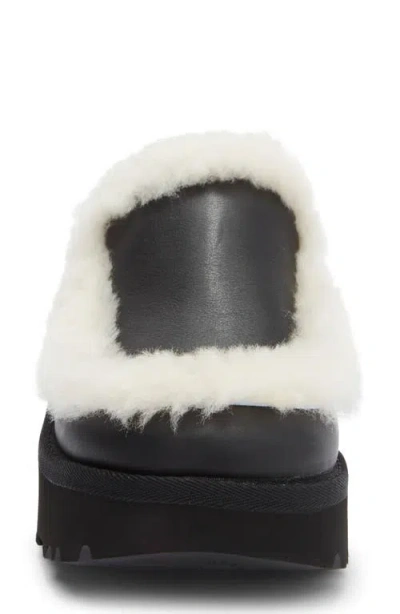 Ugg Esme Leather Slingback Clogs In Black
