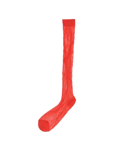 Dsquared2 Knee-high Socks In Red