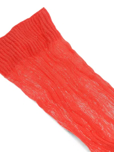 Dsquared2 Knee-high Socks In Red