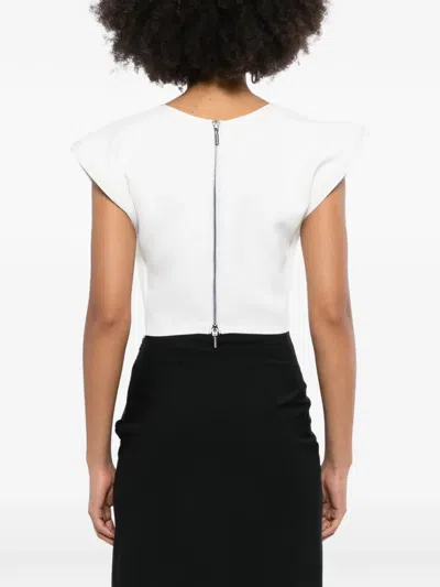 Maticevski Bonded Combat Top In White