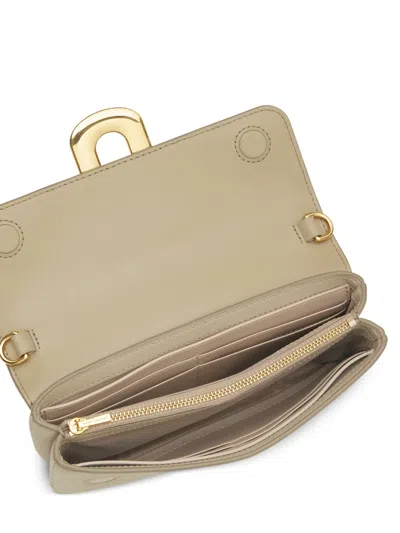 Marc Jacobs Scene Wallet On Chain In Brown