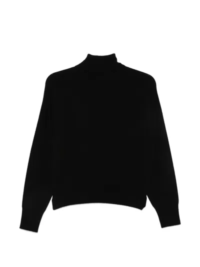 ROLL-NECK CASHMERE SWEATER