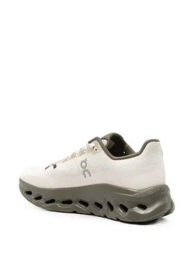 On Round-toe Sneakers In White