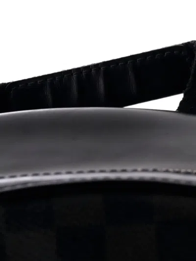 Pre-owned Louis Vuitton Josh Damier Graphite Backpack In Black