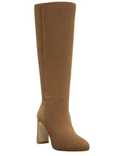 Stuart Weitzman 90mm Babette Suede Knee-high Platform Boots In Multi