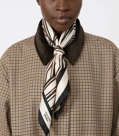 Weekend Max Mara Silk Printed Square Scarf In Multi