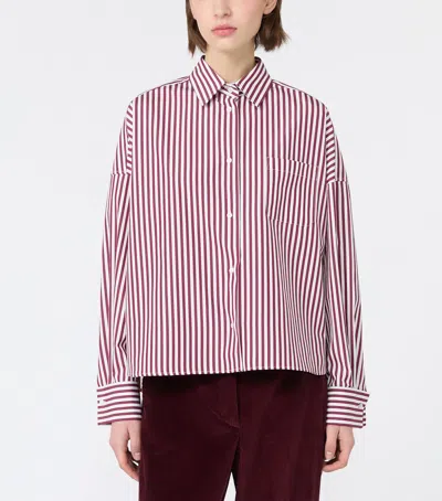 Weekend Max Mara Long-sleeved Shirt In Pink
