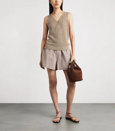 Varley Elastic Waist Pull-on Shorts In Multi